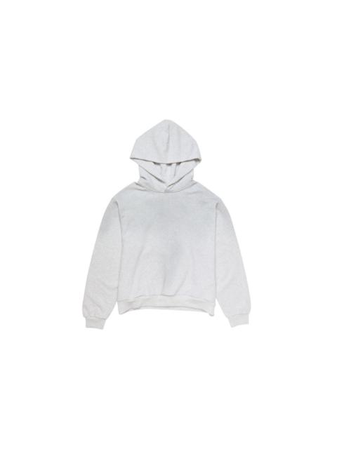 Acne Studios LOGO HOODED SWEATER (PALE GREY MELANGE)