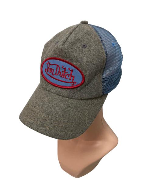 Other Designers Offer‼️Vintage VonDutch Biglogo Trucker Hat