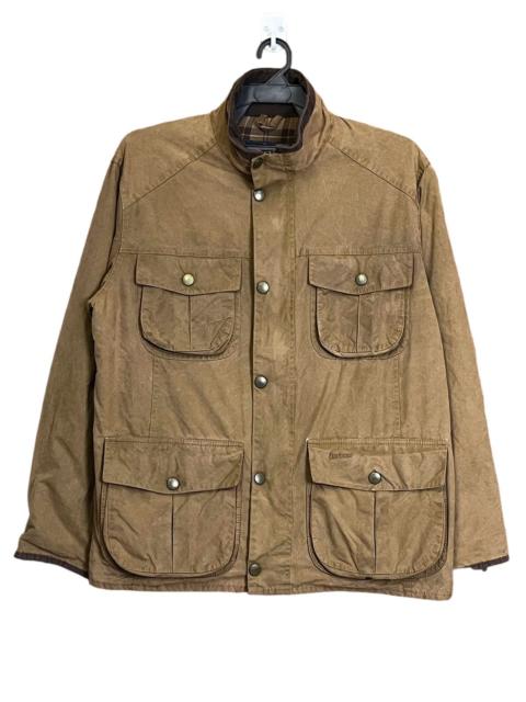 Barbour SICK🔥BARBOUR SYLKOIL WAXED COTTON MENS UTILITY JACKET