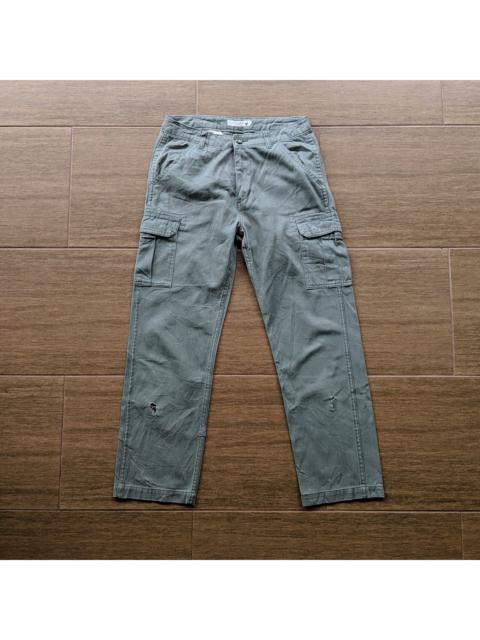 Other Designers Vintage Earth Music Distressed Cargo Trousers Pants