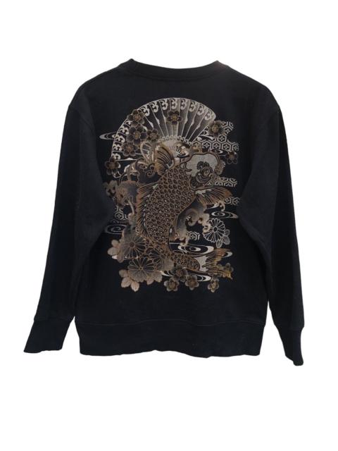 Other Designers Japanese Brand - Sukajan koi fish over print crewneck