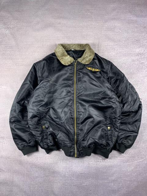 Other Designers Vintage Aviator Alpha Air Force Bomber Jacket