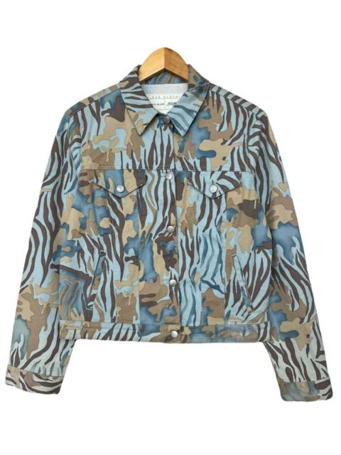 Other Designers Krizia Jeans By Krizia Uomo Camo Blue Jacket