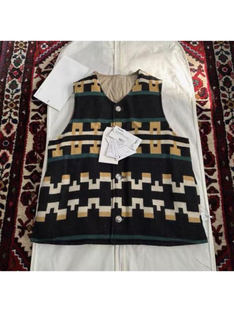 visvim visvim 23ss KORA DOWN VEST NATIVE BLANKET 
