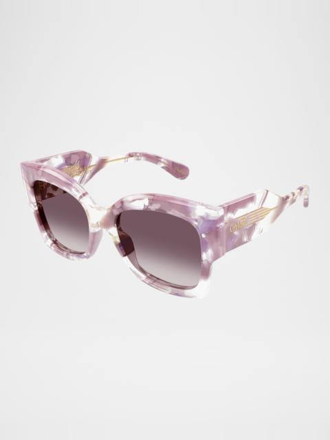 Butterfly Gradiant Acetate Sunglasses