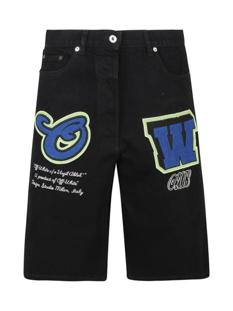 Off-White Denim Bermuda Shorts
