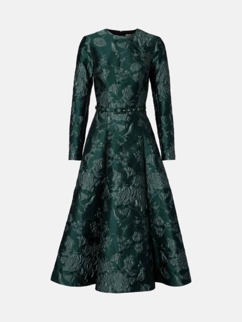 EMILIA WICKSTEAD Capucine floral cloqué midi dress
