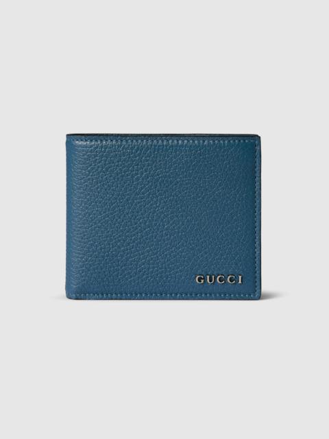 GUCCI Bi-fold wallet with Gucci script