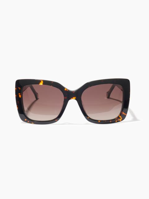 CAROLINA HERRERA Oversized Sunglasses With Contrast Temples