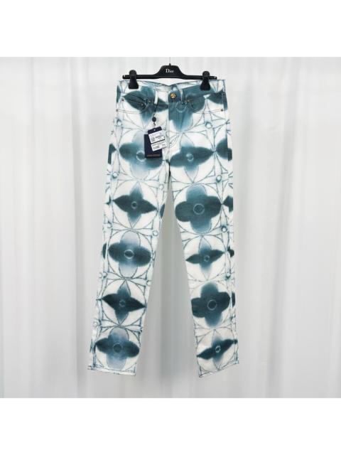 Louis Vuitton Louis Vuitton LV Ink Painting Monogram Denim Jeans