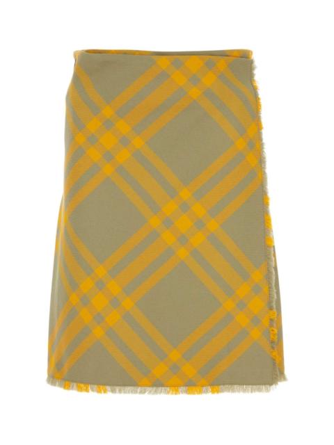 Burberry Burberry Women Embroidered Silk Skirt