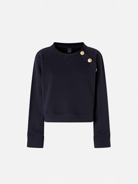 PINKO SWEATSHIRT WITH BUTTONS