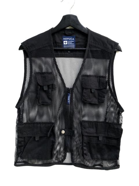Other Designers Japanese Brand - Japanese Brand Nepuca Black Tactical Net Vest