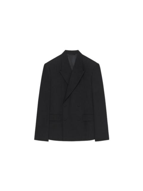 Givenchy Givenchy Peak Lapel Double Breasted Jacket Black