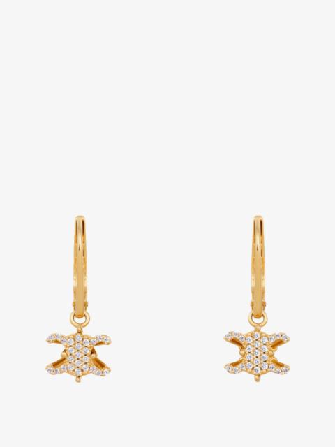CELINE Celine Triomphe Solitaire Sparkle Earrings