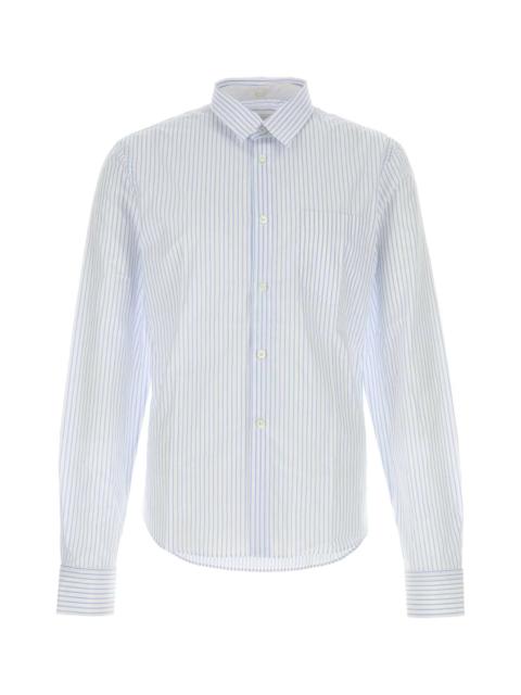 Prada Men Embroidered Poplin Shirt