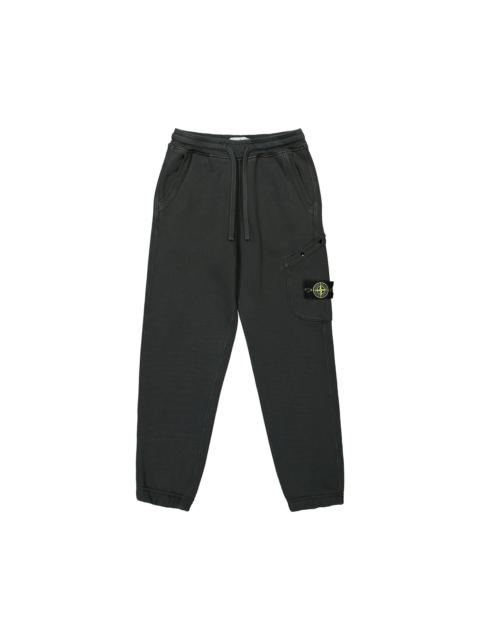 Stone Island Fleece Sweatpants 'Lead Grey'