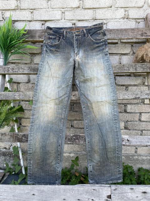 Other Designers Vintage - 💥GL Heart Distressed Denim Jeans Japan