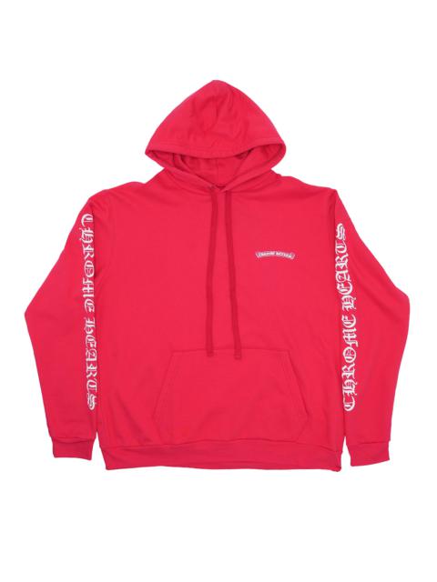 Chrome Hearts Scroll Logo Hoodie "Red"