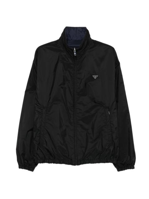 Prada Prada Logo-plaque Zip-up Jacket