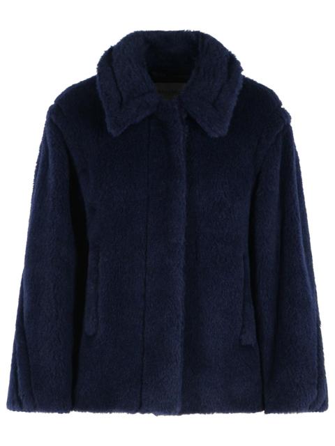 Max Mara Max Mara 'Mxmfuggito' Blue Alpaca And Wool Jacket Women