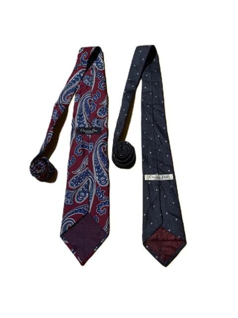 Other Designers Lot of 2 CHRISTIAN DIOR MONSIEUR tie necktie