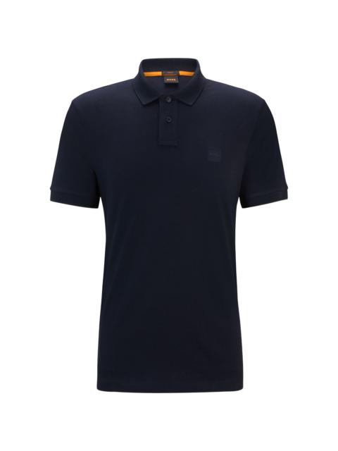 logo-appliquÃ© polo shirt