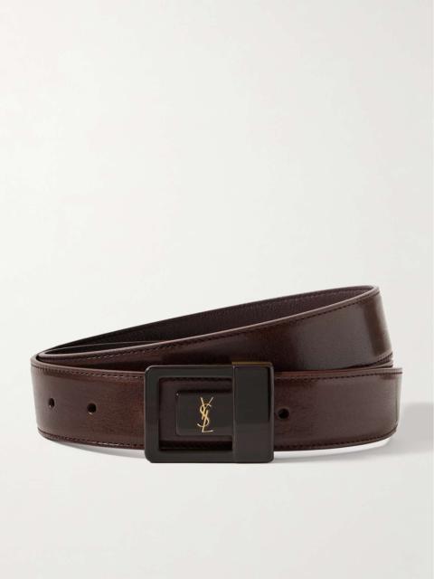 Leather belt Brown