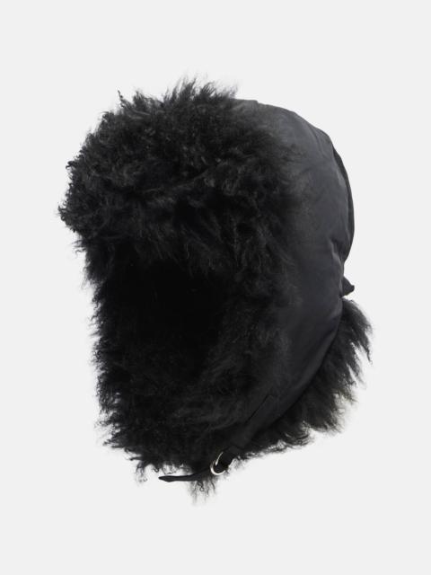Yves Salomon Shearling-trimmed down hat