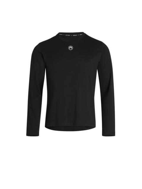 Marine Serre Organic Cotton Plain Long Sleeve T-shirt