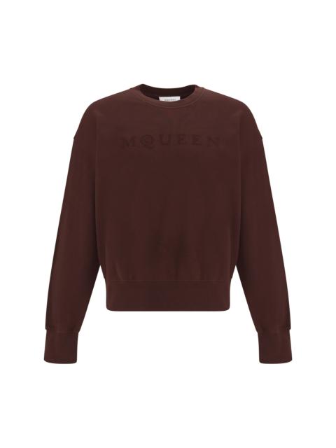 Alexander McQueen Alexander Mcqueen Men Logo Print Sweatshrt