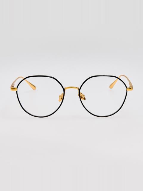 LINDA FARROW Isla Optical in 22K Yellow Gold