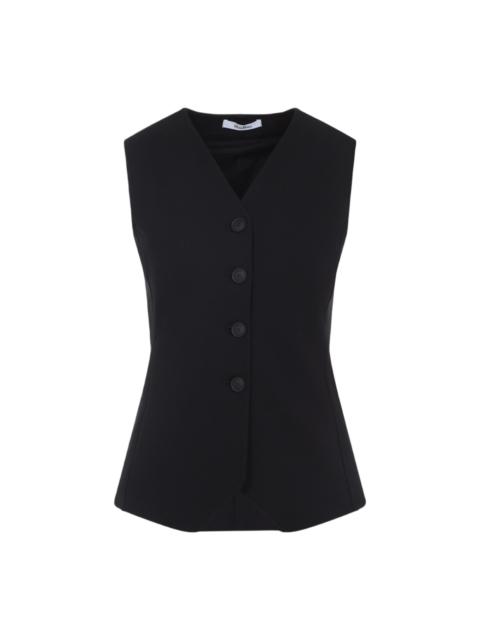 MAX MARA FORNOVO GILET マックス マラ フォルノーボ Fornovo jersey vest in brown - Max Mara | Mytheresa