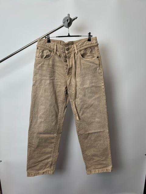 Acne Studios Acne Studios 1991 Dust Devil washed denim jeans orange