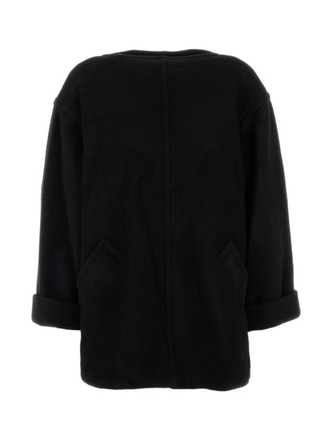 MM6 Maison Margiela Black wool blend oversize sweater