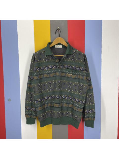 Other Designers Italian Designers - Vintage Style FERNAND RAZZINI Polo Sweatshirt #1399/AW