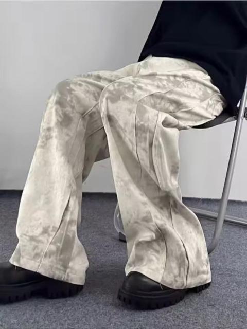 Other Designers Japanese Brand - Tie-Dye Washed Trousers - Wide Leg Baggy Grunge