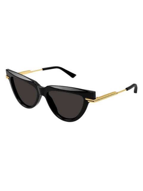 Bottega Veneta Bottega Veneta Grey Cat Eye Ladies Sunglasses BV1265S 001 54