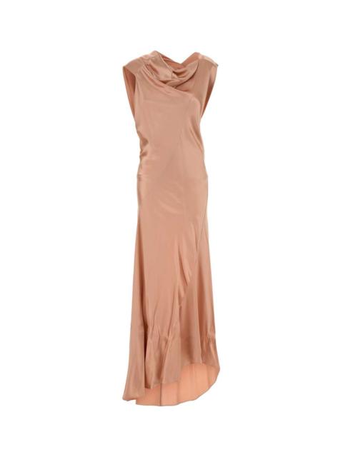Other Designers Alberta Ferretti Women Pink Satin Long Dress