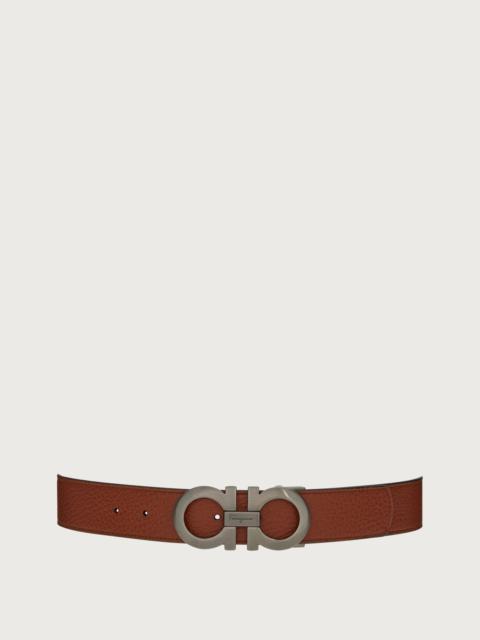 FERRAGAMO Reversible and adjustable Gancini belt