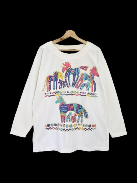 Other Designers Vintage - 90’s Art Design Verreni Couture Longsleeve Sweater Size M