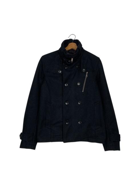 Other Designers Japanese Brand Rattle Trap Double Breasted Wool Jacket