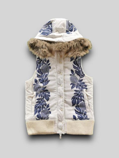 Other Designers Le Grande Bleu (L.G.B.) - Kula Lani Puffer Quilted Vest Jacket