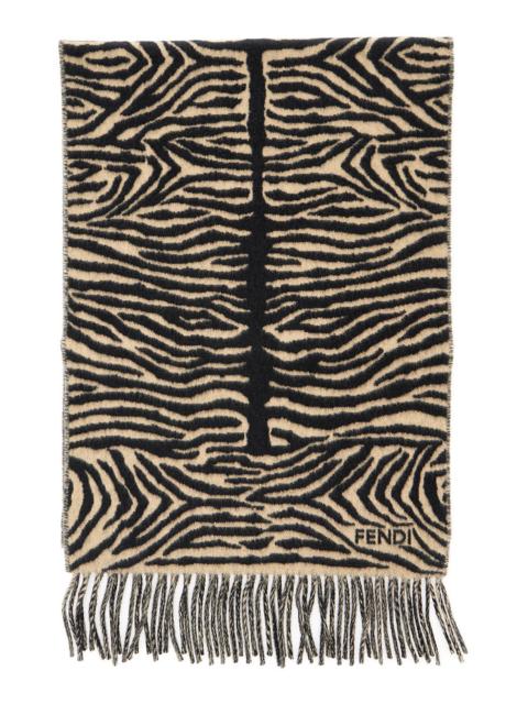 FENDI Fendi Women Tiger Scarf Loro Piana