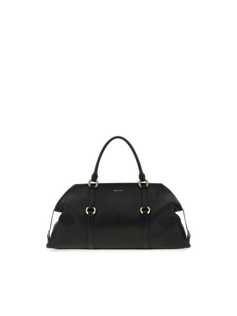 Alexander McQueen Alexander Mcqueen Black Leather Farringdon Maxi Handbag