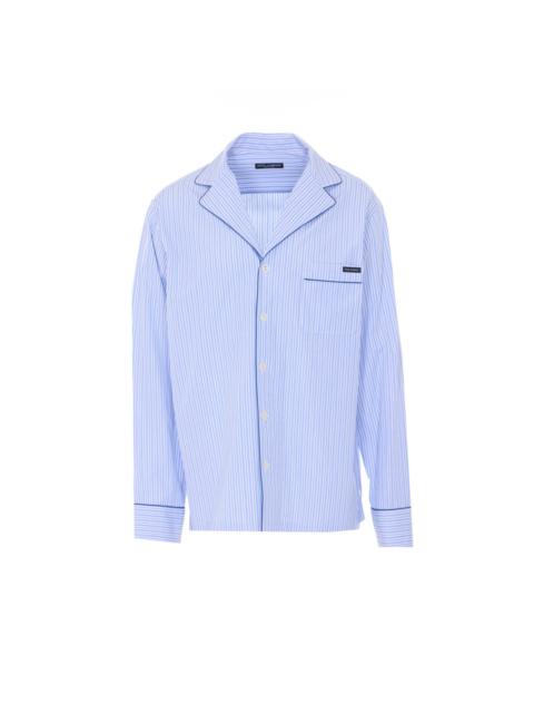 Dolce & Gabbana Dolce&Gabbana Men Striped Poplin Vanity Shirt