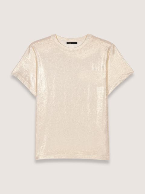 maje Lamé T-shirt