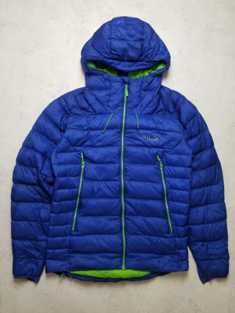 Other Designers Rab Electron Down Puffer Jacket Blue Green Pertex