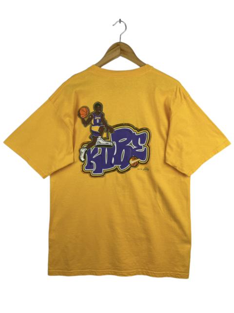 Nike Vintage Kobe Bryant Lakers Big Logo Yellow
