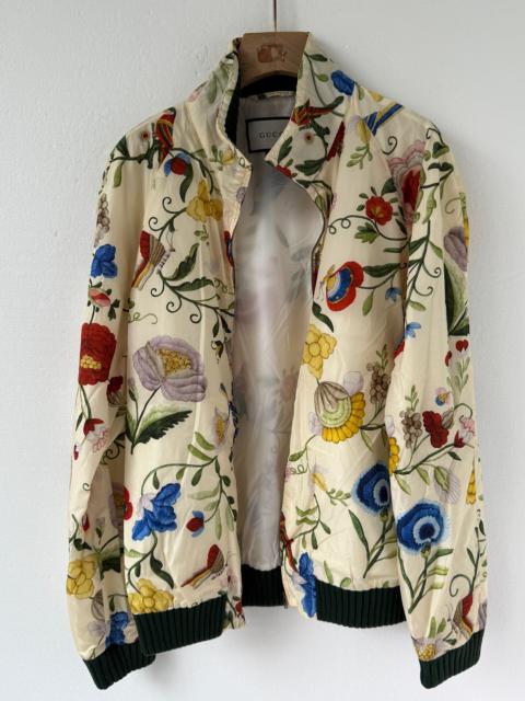 GUCCI Gucci Floral Zip Floral Pattern Zip-Up Jacket